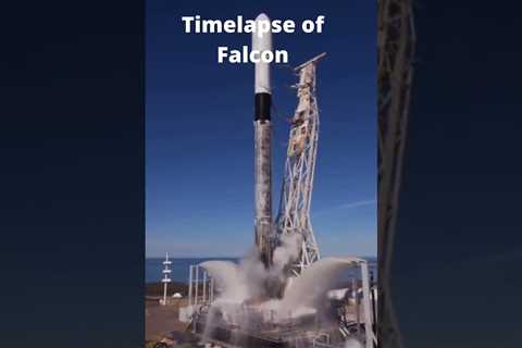 Timelapse of Falcon | Elon Musk new video| SpaceX designs #shorts