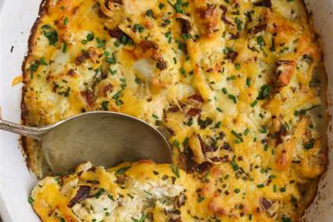 Delicious Low Carb Cauliflower Casserole