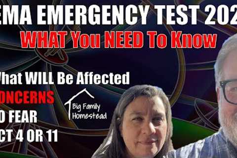 FEMA Emergency TEST OCT - WHAT To Expect