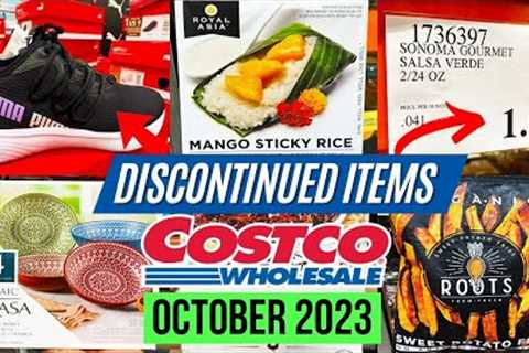 🔥COSTCO DISCOUNTINUED ITEMS FOR OCTOBER 2023:🚨PRODUCTS that are GOING OUT of STOCK SOON!!!