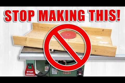 STOP Making Out-Dated Table Saw Sleds, Do This Instead