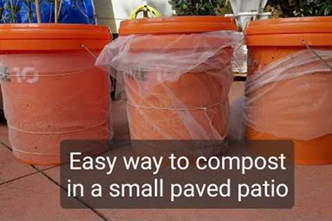 HOW TO COMPOST KITCHEN SCRAPS IN A SMALL SPACE