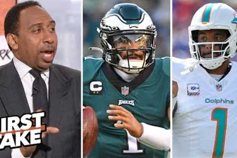 FIRST TAKE | Who is hell waiting for? - Stephen A.: Dolphins can dominate Eagles'' offensive line