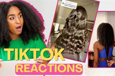 Curly Proverbz Reacts to Hair Growth TikToks