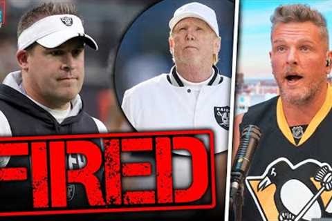 Raiders Fire McDaniels 1.5 Years Into 6 Year Contract, Still Paying Fired Gruden | Pat McAfee Reacts