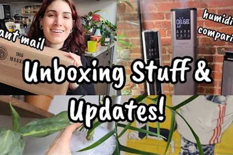 random day in my life 🌿✨️ unboxing a wishlist plant, new humidifier + channel updates 🥰