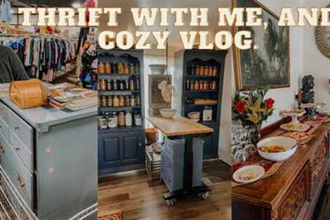 Come Thrift with Me - Slow Living Cozy Vlog