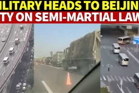 Military Convoy Heads to Beijing, Whole City on Semi-Martial Law! Shanghai Rebels on Halloween