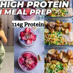 EASY High Protein Vegan Meal Prep | 1640 Calories #veganfitness #highproteinvegan #plantbasedmeals