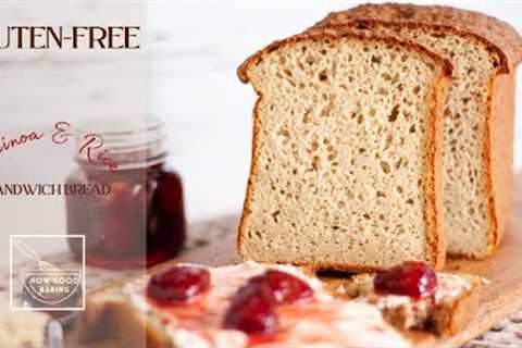 GLUTEN FREE Quinoa Bread Recipe | Easy Gluten free Sandwich Bread | Loaf Bread | NO XANTHAM GUM!