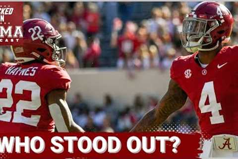 Alabama players who starred against Chattanooga, Ty Simpson''s improvement and SEC thoughts