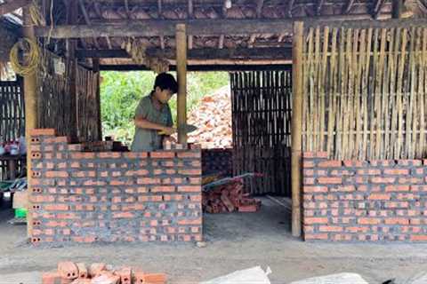 DIY Building - Build a house with bricks, harvest vegetables and herbs to sell #boy #farming