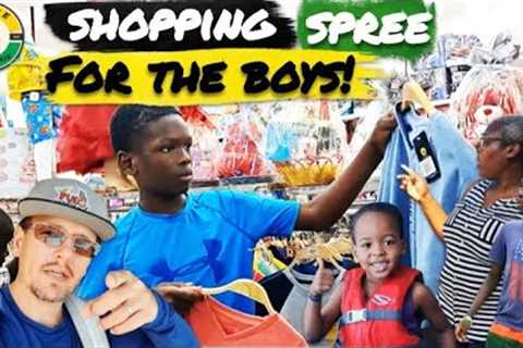 The Boys Shopping Spree in Ocho Rios and Margaritaville!