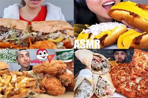 ASMR Fast Food Mukbang Compilation 27 | Fast Food asmr | Satisfying eating sounds