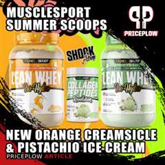 Musclesport Summer Scoops: Lean Whey Pistachio & Orange Creamsicle