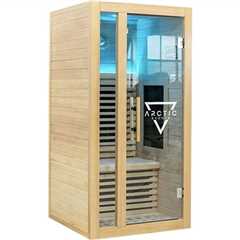 Arctic Two Person Infrared Rustic Glass Face Sauna – Arctic Ice Bath