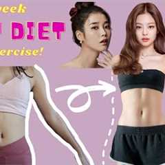 I TRIED A KPOP DIET FOR A WEEK| IU, SUZY, JENNIE & MORE| How to lose weight fast without..