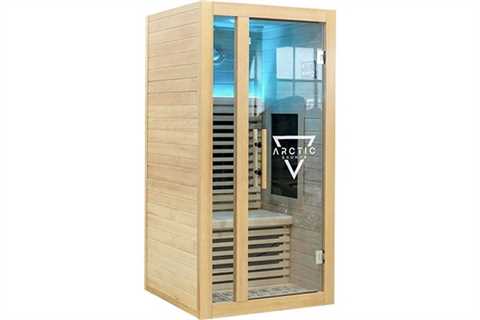 Arctic Two Person Infrared Rustic Glass Face Sauna – Arctic Ice Bath