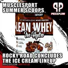 Musclesport Lean Whey Rocky Road Concludes Summer Scoops 2023