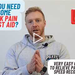 🚑 Back Pain First Aid - Reduce Pain & Speed Recovery From #backpain With This #backpainrelief 💊