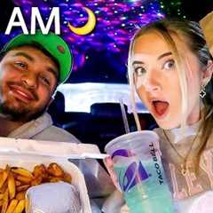We Tried EVERY Fast Food Drive Thru AFTER Midnight