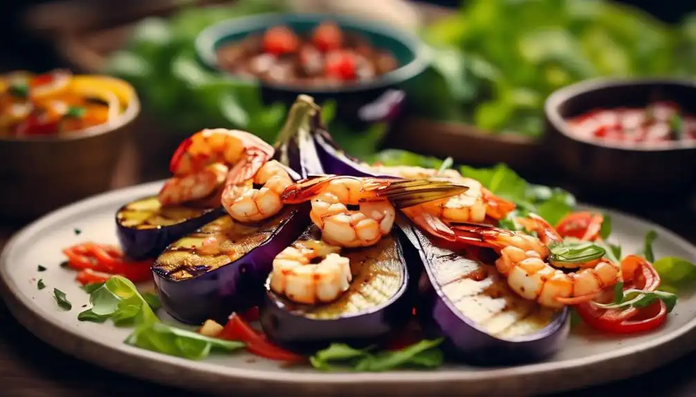 Low Carb Eggplant and Shrimp Recipe