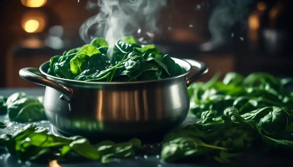 Low Carb Boil Spinach Recipe