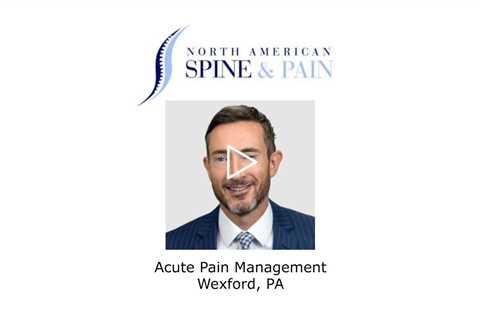 Acute Pain Management Wexford, PA - North American Spine and Pain Consultants