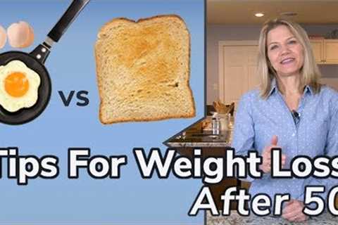 Tips for Weight Loss After 50 (Changing Habits)