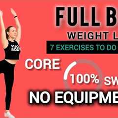 🔥 5-Min Full Body Weight Loss Workout – Standing Exercises (No Mat, No Equipment)