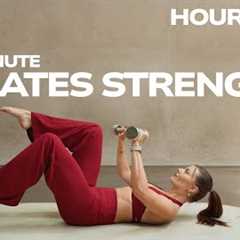 30 MIN FULL BODY STRENGTH BASED PILATES WORKOUT TO TONE & LOSE FAT