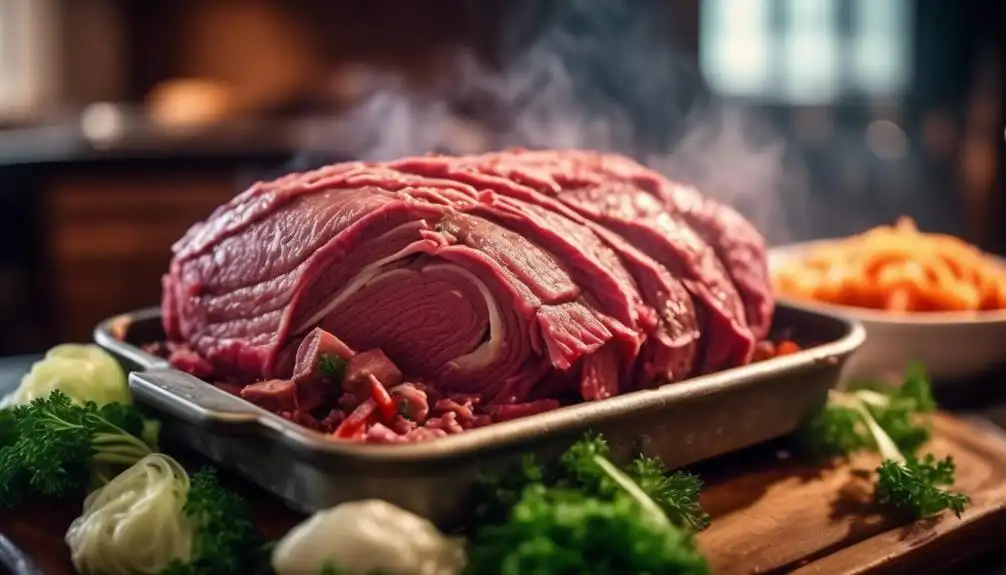 Low Carb Recipe for Corned Beef and Cabbage Using a Roaster Oven