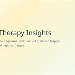 Peptide Therapy Blog - Research, Guides & Expert Insights | GetPeptideHelp