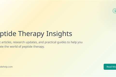Peptide Therapy Blog - Research, Guides & Expert Insights | GetPeptideHelp