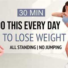 Do This Every Day To Lose Weight & Tone Your Body🔥| All Standing + No Jumping | Sweat..