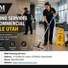 Cleaning Services For Commercial Tooele Utah